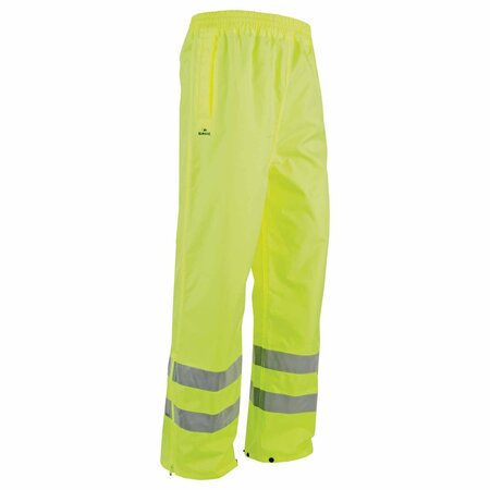 GAME WORKWEAR The Deluxe Hi-Vis Rain Pant, Yellow, Size XL 1450
